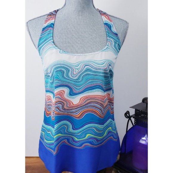 Trina Turk Tops - TRINA TURK 100% Silk Racerback Tank Top Camisole M